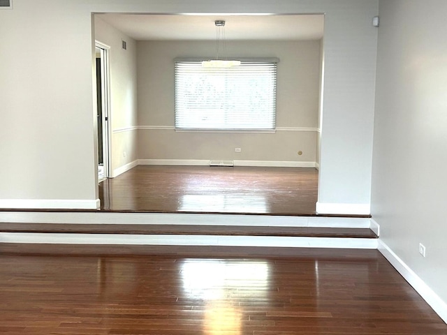 1402 Berry Ln, Flossmoor, IL 60422 - spare room with wood finished floors and baseboards