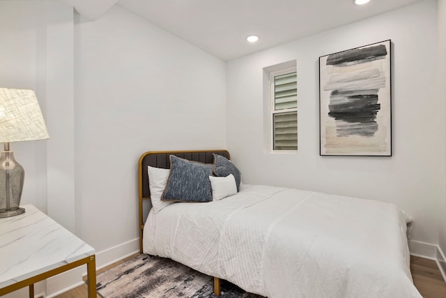 3104 N Sacramento Ave, Chicago, IL 60618 - bedroom featuring wood finished floors, baseboards, and recessed lighting