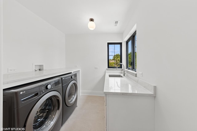 1107 Quassey Ave, Lake Bluff, IL 60044 - laundry room featuring independent washer and dryer and baseboards