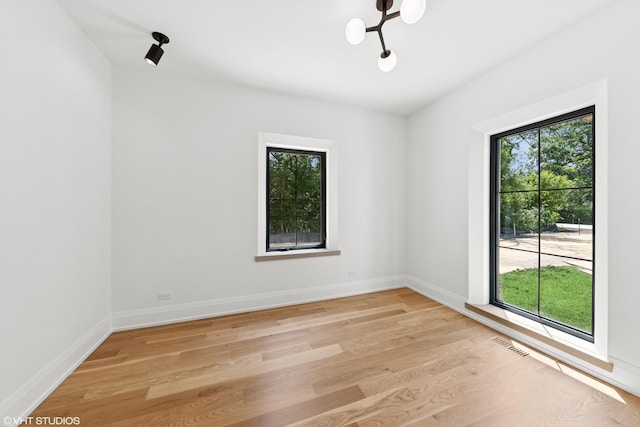 1107 Quassey Ave, Lake Bluff, IL 60044 - empty room featuring plenty of natural light and light wood-style flooring