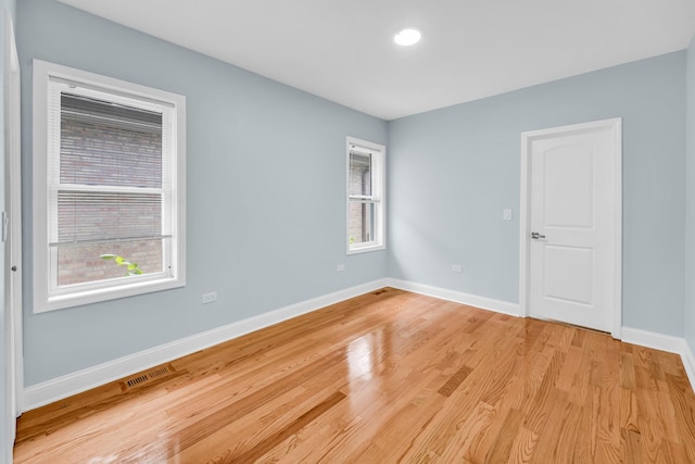 1115 N Taylor Ave, Oak Park, IL 60302 - unfurnished room featuring baseboards and light wood-style floors