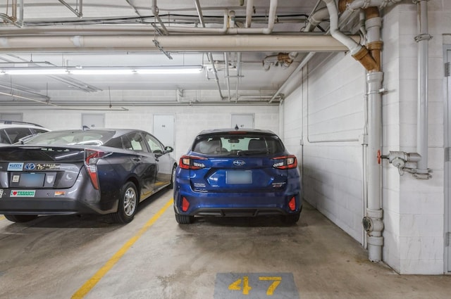 460 S NW Hwy Unit 309A, Park Ridge, IL 60068 - parking deck featuring concrete block wall