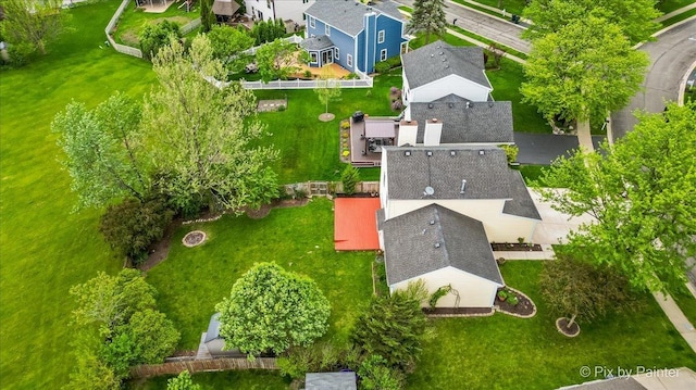 1192 Brookstone Dr, Carol Stream, IL 60188 - aerial perspective of suburban area