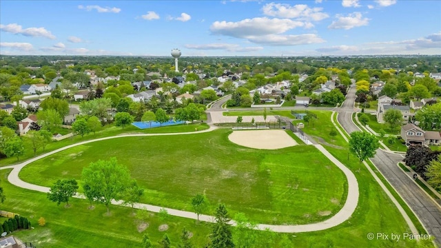 1192 Brookstone Dr, Carol Stream, IL 60188 - aerial perspective of suburban area