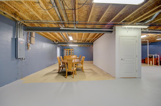 612 Freedom Way, Shorewood, IL 60404 - unfinished below grade area featuring electric panel
