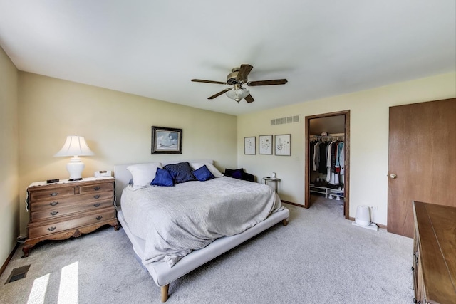 5506 Hickory Grove Ct, Plainfield, IL 60586 - bedroom featuring carpet floors, ceiling fan, and baseboards