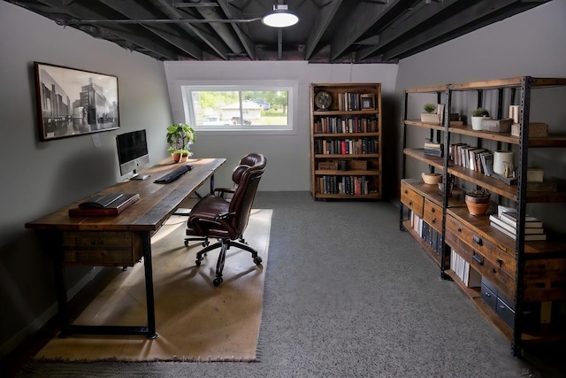 23049 W Andrew Ave, Channahon, IL 60410 - office area featuring carpet flooring