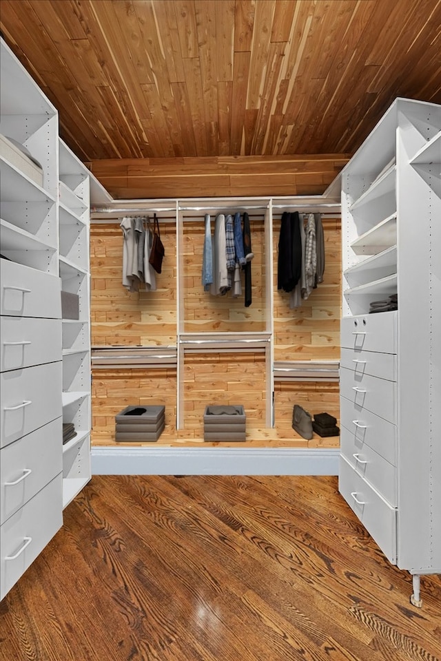 1313 N Wood St Unit 2, Chicago, IL 60622 - walk in closet with wood finished floors