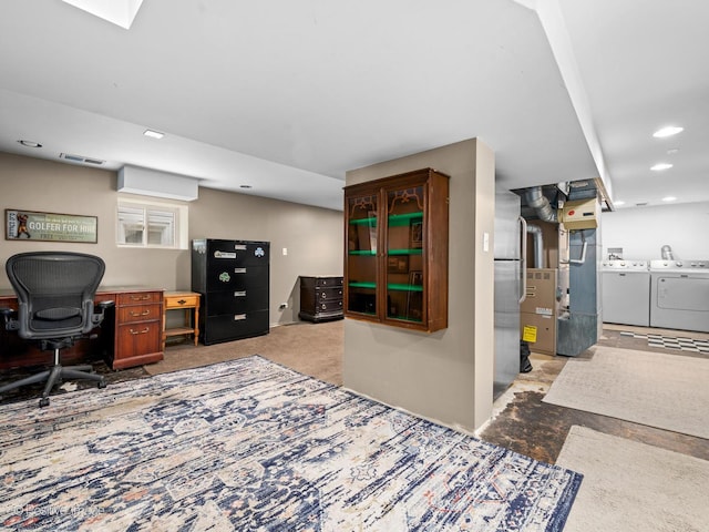 6085 N Nassau Ave, Chicago, IL 60631 - home office with independent washer and dryer and recessed lighting