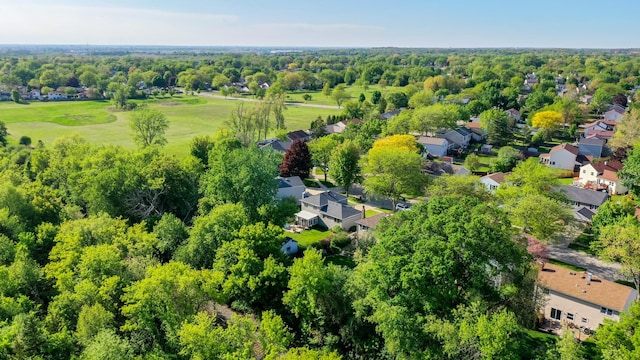 aerial perspective of suburban area