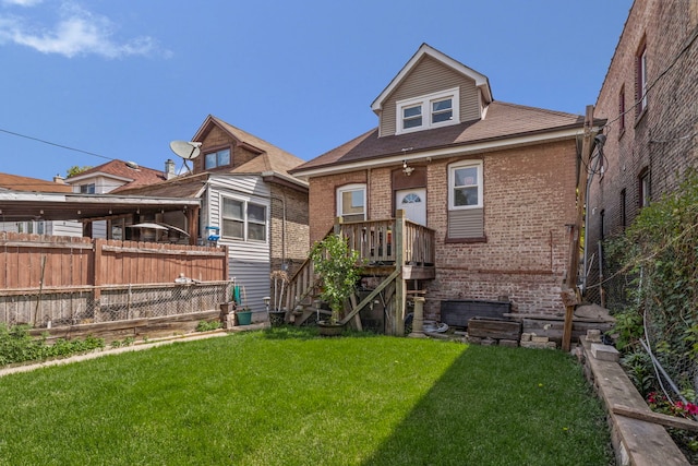 2018 N Laporte Ave, Chicago, IL 60639 - back of house featuring brick siding