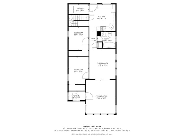 2018 N Laporte Ave, Chicago, IL 60639 - home floor plan