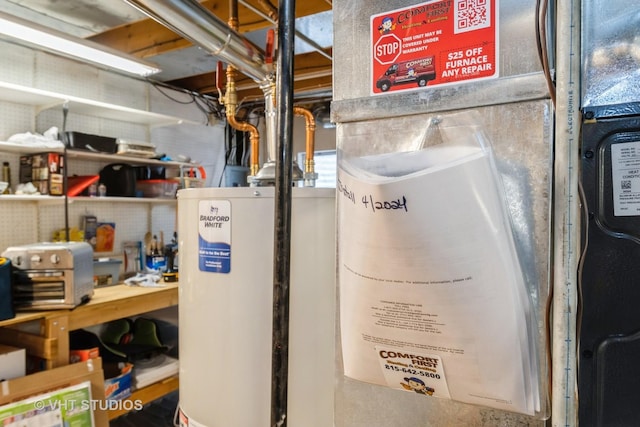 20827 W Torrey Pines Ln, Plainfield, IL 60544 - utility room featuring water heater