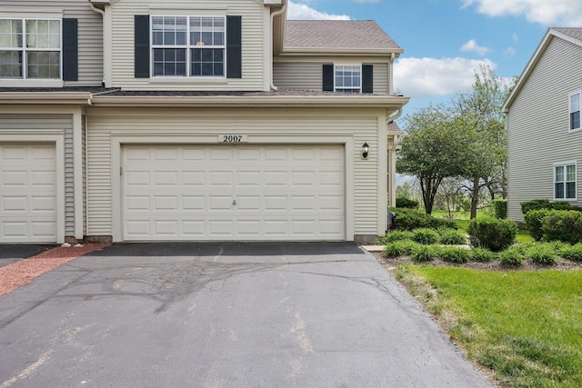 2007 S Kristina Ln, Round Lake, IL 60073 - garage with asphalt driveway