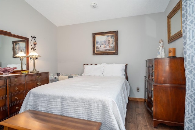 1401 Bethany Ln, Pontiac, IL 61764 - bedroom with dark wood finished floors and baseboards