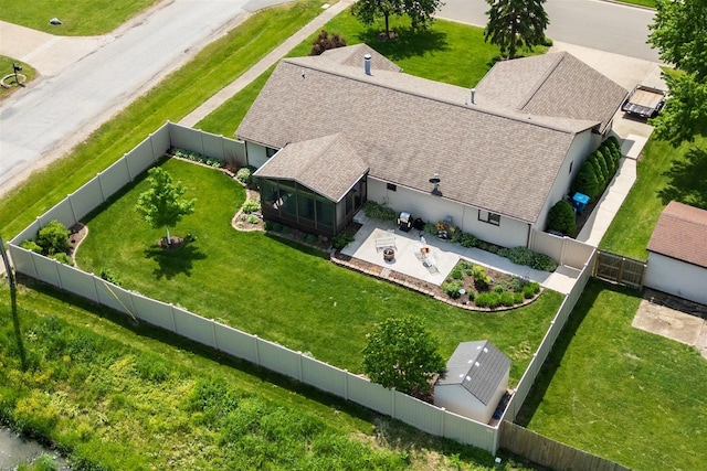 1401 Bethany Ln, Pontiac, IL 61764 - aerial view of property and surrounding area