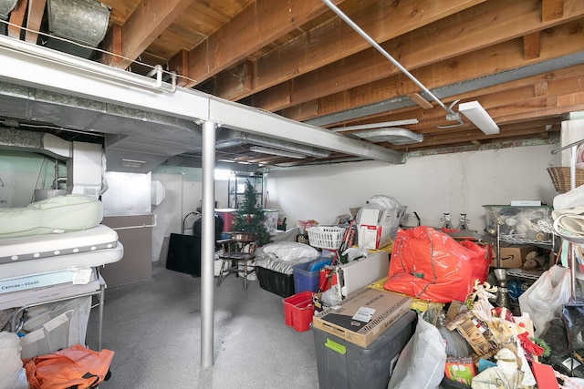 3156 W 100th St, Evergreen Park, IL 60805 - view of unfinished basement
