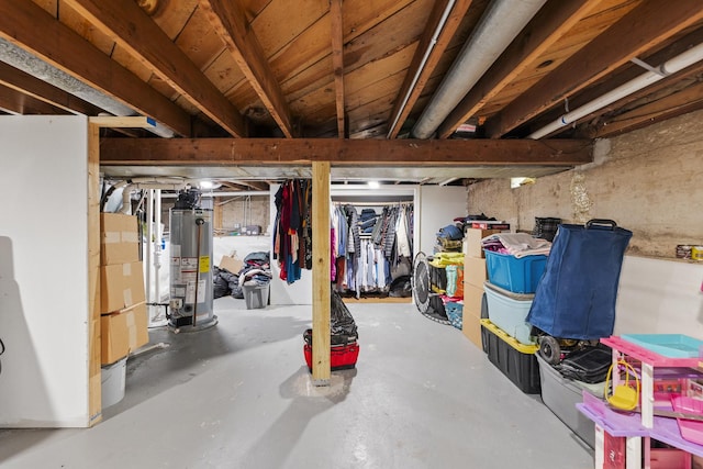 8320 Latrobe Ave, Burbank, IL 60459 - unfinished basement with gas water heater