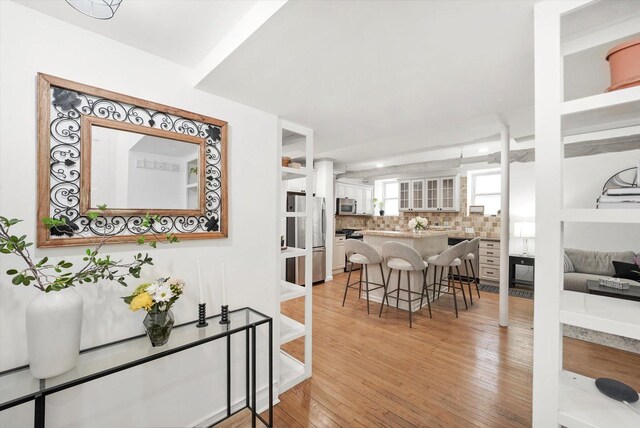 1400 W Thorndale Ave Unit G, Chicago, IL 60660 - dining area with light wood-style flooring