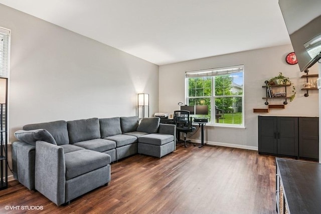 190 Birch Ln, Saint Charles, IL 60175 - living room featuring wood finished floors and baseboards