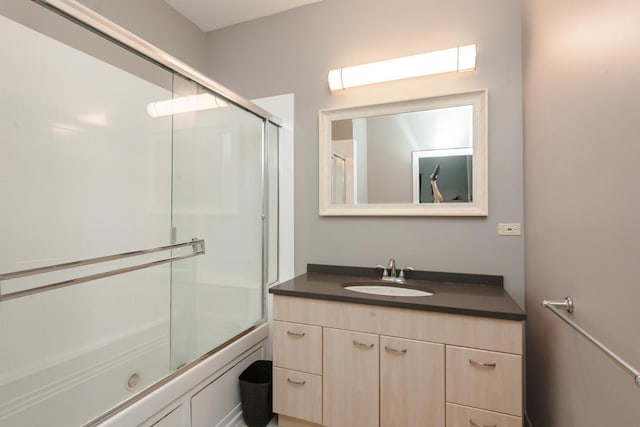916 N Wood St Unit 3, Chicago, IL 60622 - full bathroom with vanity and combined bath / shower with glass door