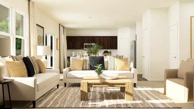 view of living area