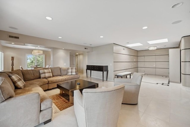 1700 2nd St Unit 509, Highland Park, IL 60035 - living area with recessed lighting