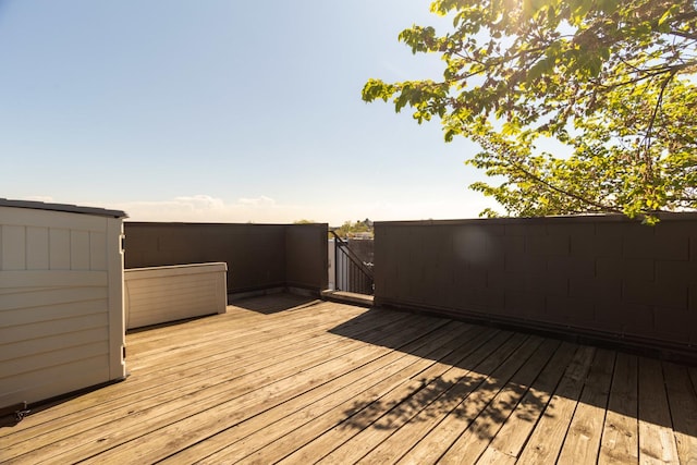 view of deck