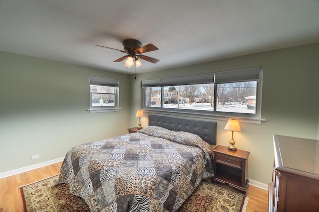 1841 Hawthorne Ave, Westchester, IL 60154 - bedroom with wood finished floors and ceiling fan