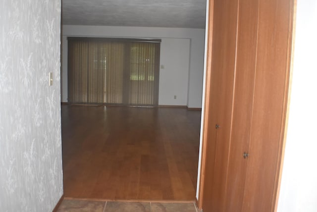 1925 W Mesa Dr Unit 1, Freeport, IL 61032 - hall with baseboards and wood finished floors