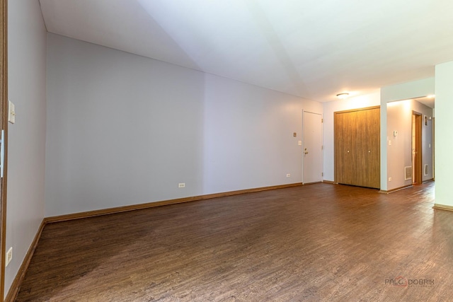 2442 Charleston Dr Unit 5, Schaumburg, IL 60193 - spare room with wood finished floors and baseboards