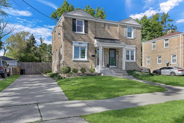 1628 Prospect Ave, Des Plaines, IL 60018 - view of front of property featuring brick siding and driveway