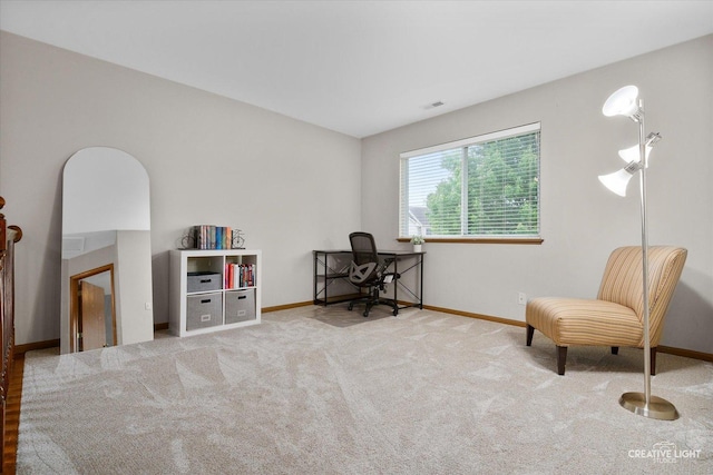 239 Nicole Dr Unit A, South Elgin, IL 60177 - carpeted office featuring baseboards