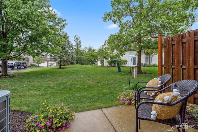 239 Nicole Dr Unit A, South Elgin, IL 60177 - view of yard with cooling unit