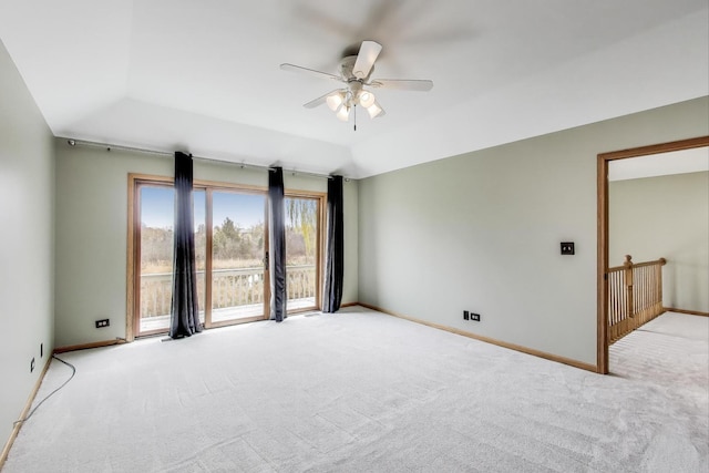 23883 W Sarah Ct, Antioch, IL 60002 - carpeted spare room featuring ceiling fan and baseboards