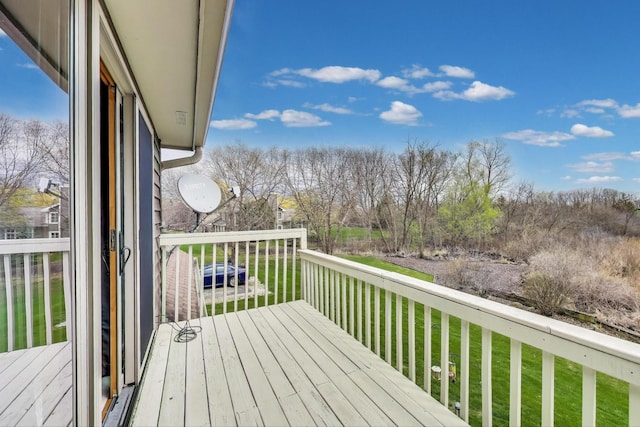 23883 W Sarah Ct, Antioch, IL 60002 - wooden terrace featuring a lawn