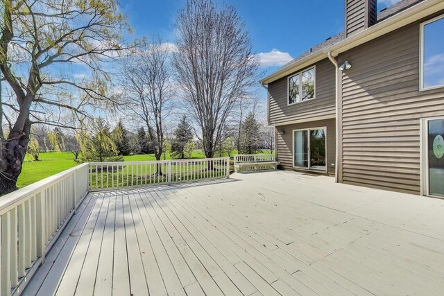 23883 W Sarah Ct, Antioch, IL 60002 - view of wooden deck