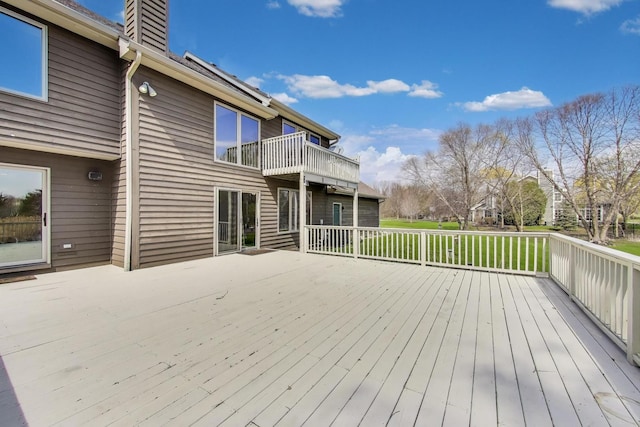23883 W Sarah Ct, Antioch, IL 60002 - view of wooden terrace