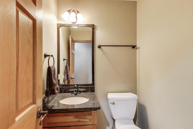 23883 W Sarah Ct, Antioch, IL 60002 - half bathroom with vanity and toilet