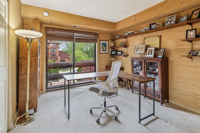 702 Waukegan Rd Unit A207, Glenview, IL 60025 - carpeted office space with a textured ceiling