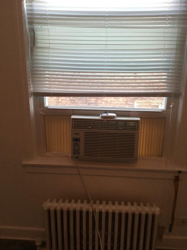 802 Bellwood Ave Unit 2S, Bellwood, IL 60104 - detailed view of radiator heating unit and cooling unit