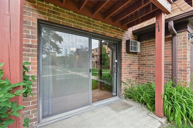 493 Mchenry Rd Unit 1B, Wheeling, IL 60090 - property entrance featuring brick siding