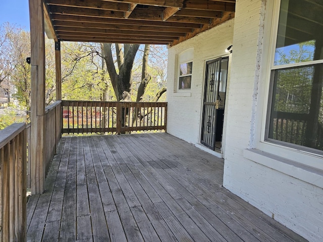 4336 W Gladys Ave, Chicago, IL 60624 - view of wooden terrace