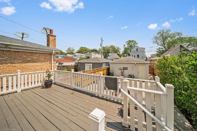 4619 N Springfield Ave, Chicago, IL 60625 - deck with an outbuilding and a residential view