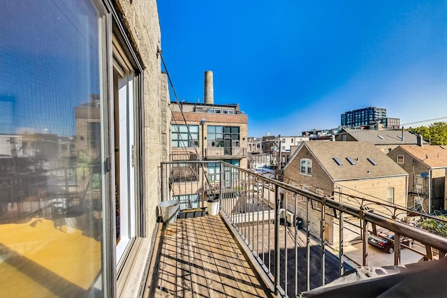 1133 N Wood St Unit 3S, Chicago, IL 60622 - balcony with a view of city