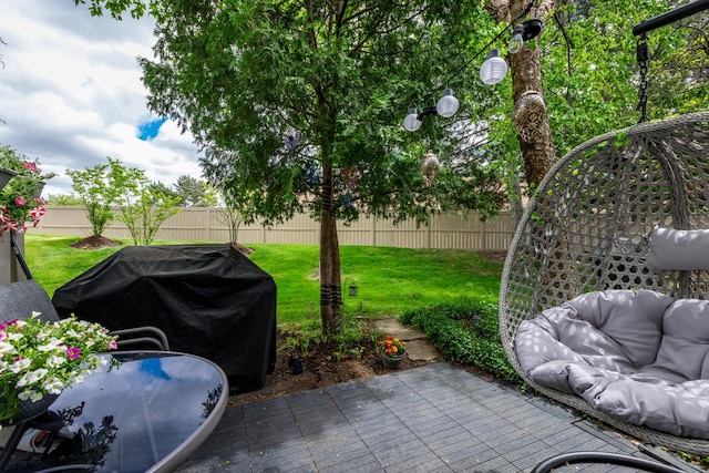 1357 Coldspring Rd, Carol Stream, IL 60188 - view of patio featuring grilling area