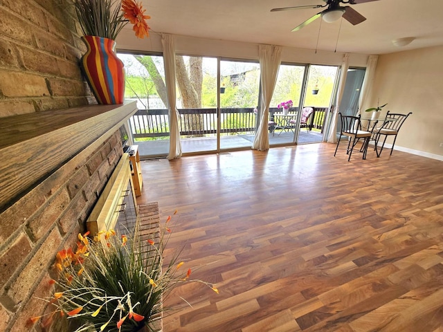 5538 E Lake Dr Unit A, Lisle, IL 60532 - view of unfurnished sunroom