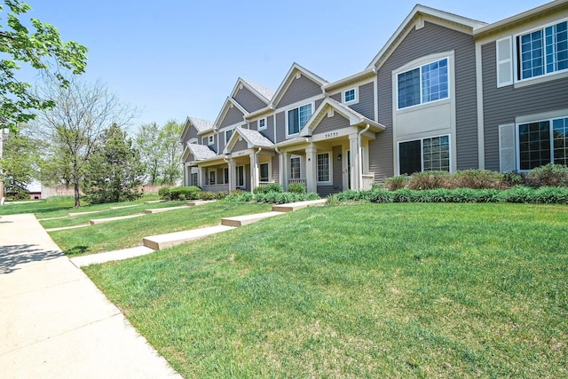 39735 N Paris Dr, Beach Park, IL 60083 - view of front of house with a front yard