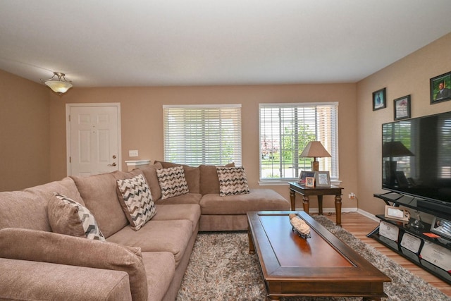 39735 N Paris Dr, Beach Park, IL 60083 - living room with light wood-style flooring and baseboards
