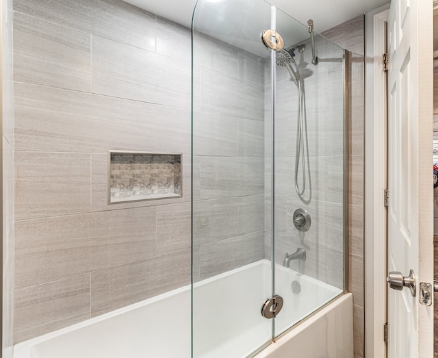 5945 W Dakin St, Chicago, IL 60634 - full bath with combined bath / shower with glass door